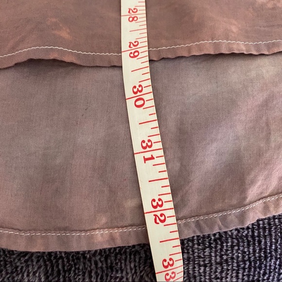 Upcycled Tie Dye Roll Tab Sleeve Tunic - Picture 8 of 8